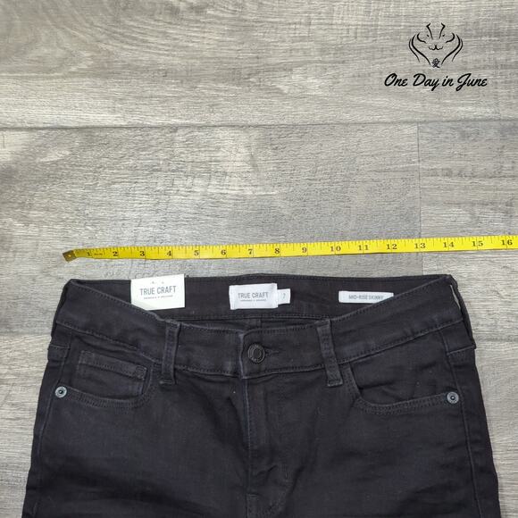 True Craft Juniors Mid-Rise Skinny Jeans Size 7 - Picture 3 of 6